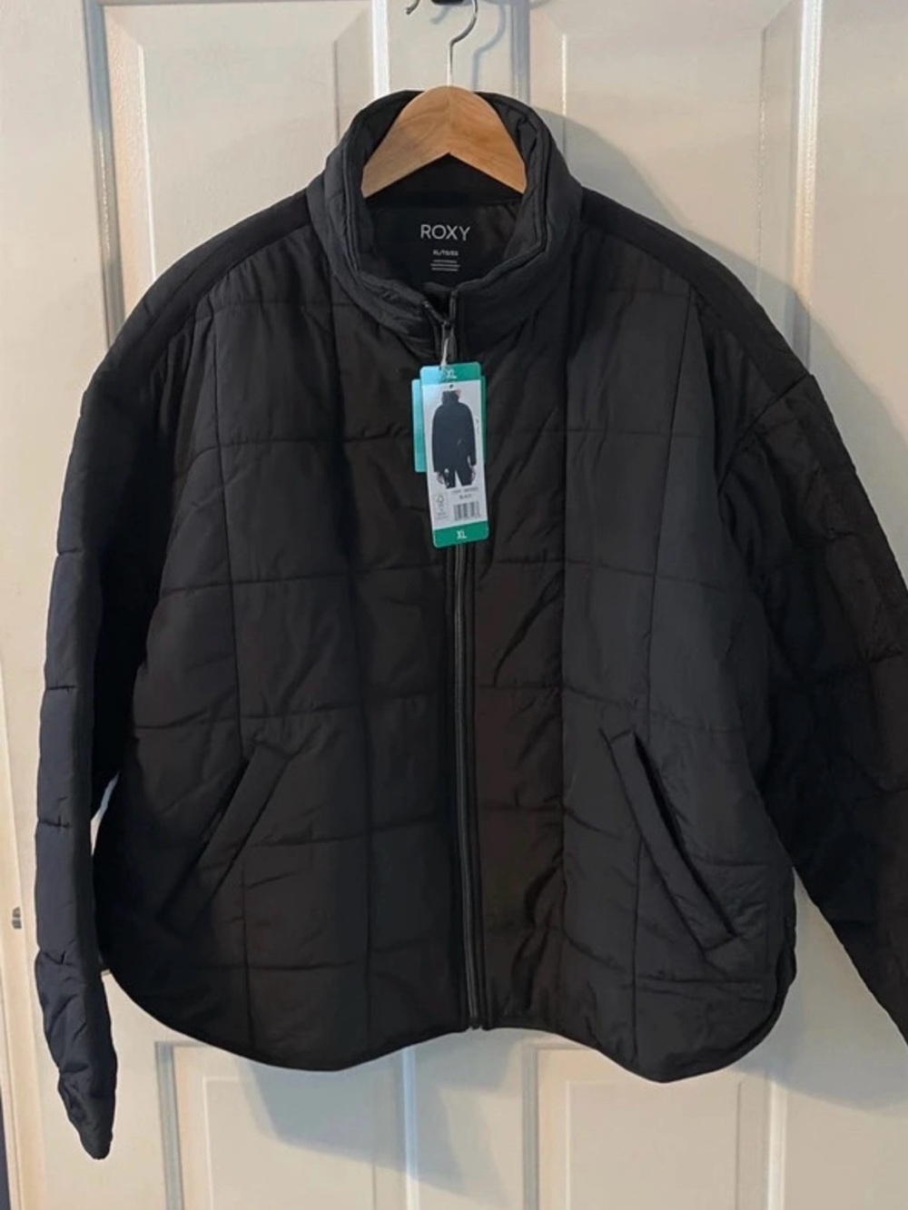 Roxy Black Puffer Jacket